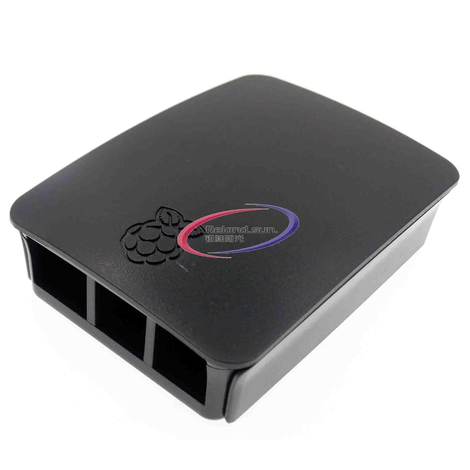 2PCS Raspberry Pi ケース 4B 3B (ブラック)