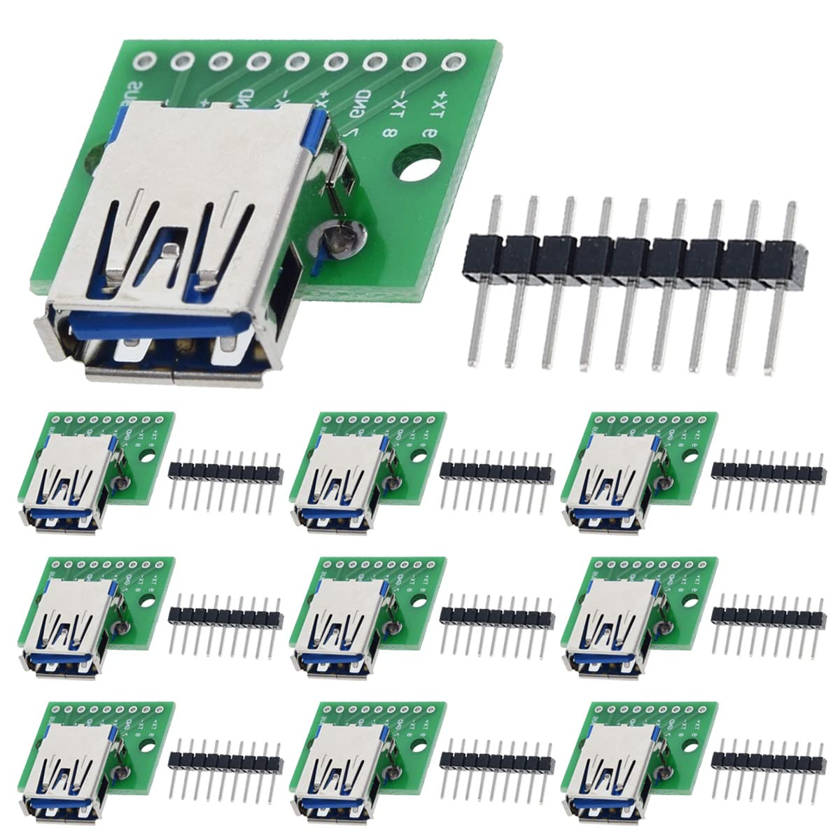 USB電源ブレイクアウトボード